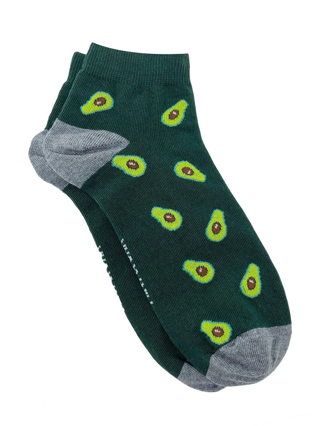 mint-&-oak-men-avocado-on-toes-patterned-ankle-length-socks