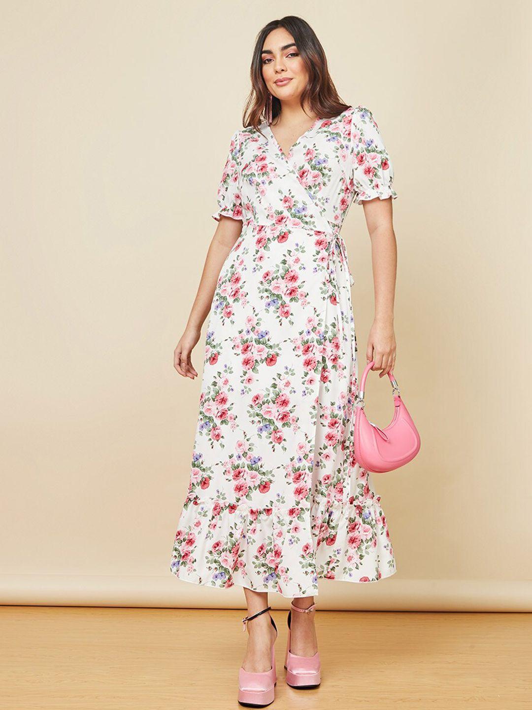 styli-floral-printed-midi-wrap-dress