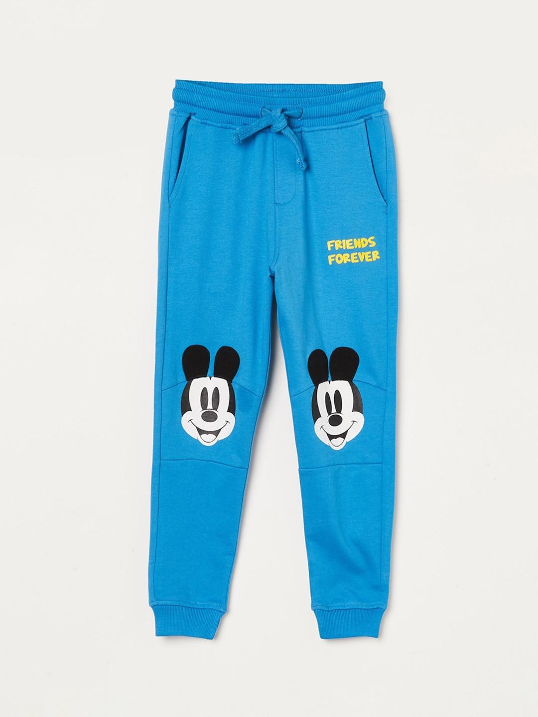 Juniors by Lifestyle Boys MICKEY & FRIENDS Printed Track Pants