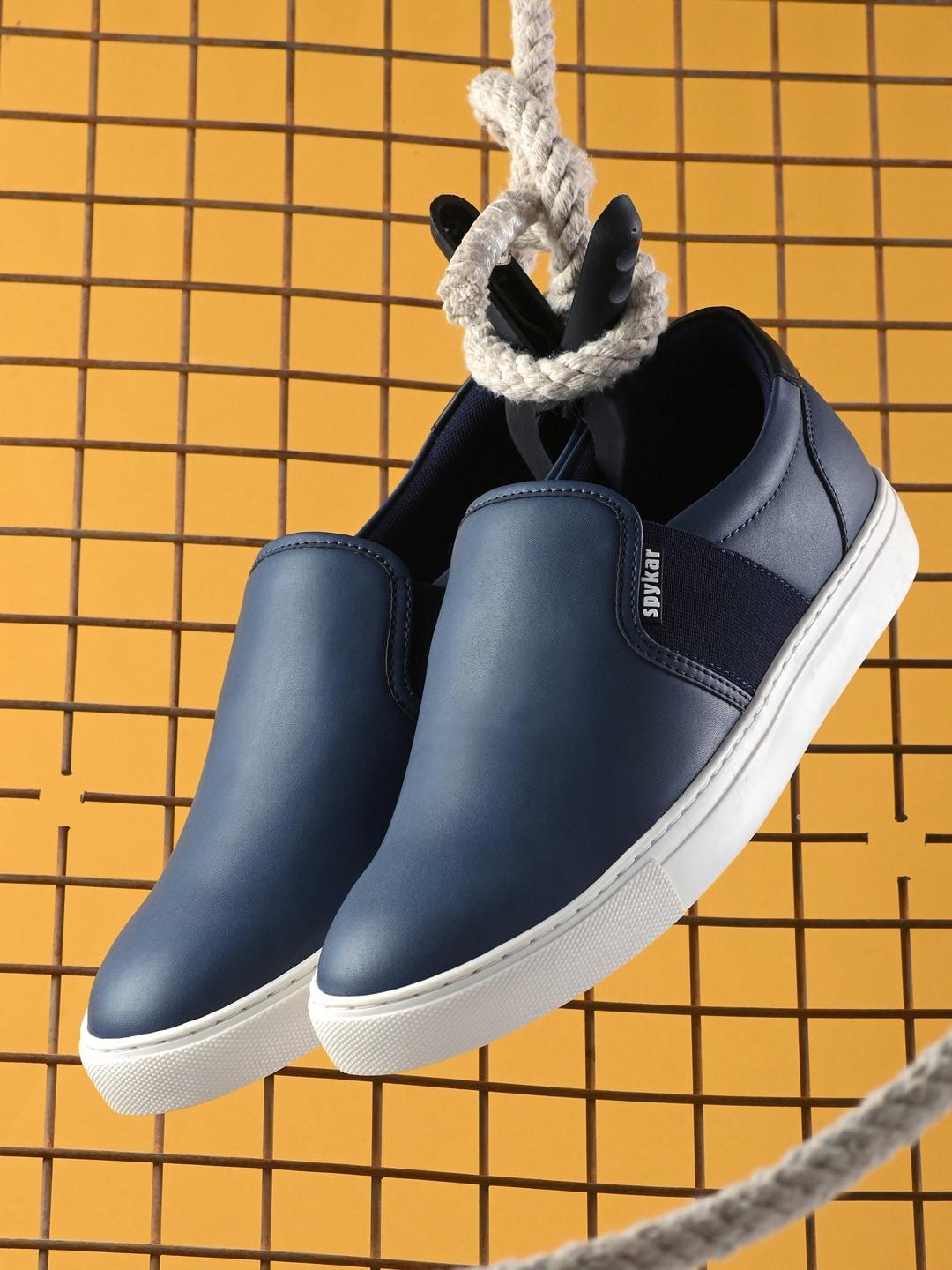 spykar-men-contrast-sole-slip-on-sneakers