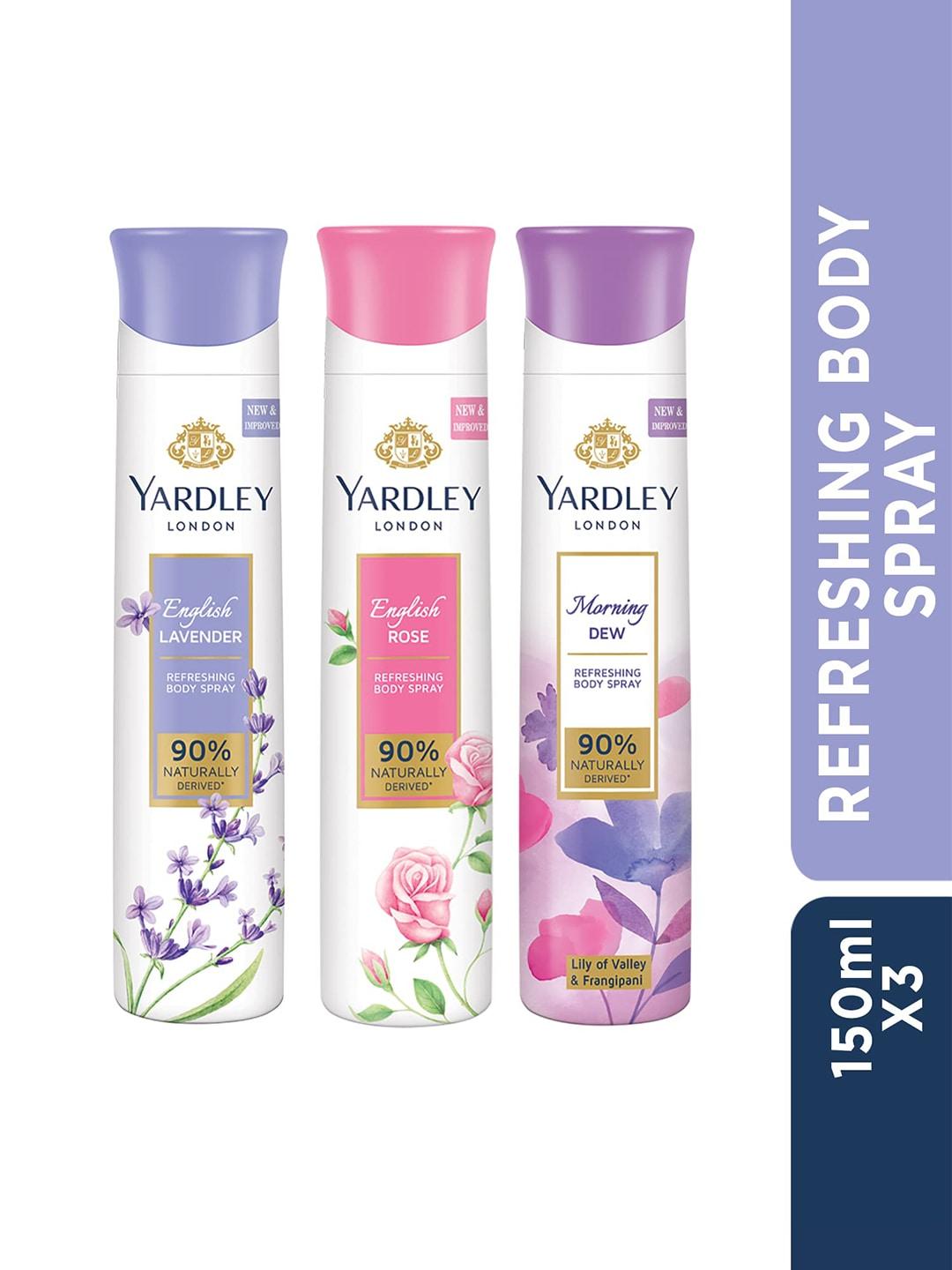 yardley-london-set-of-2-refreshing-body-sprays---english-lavender---english-rose---morning-dew---150-ml-each