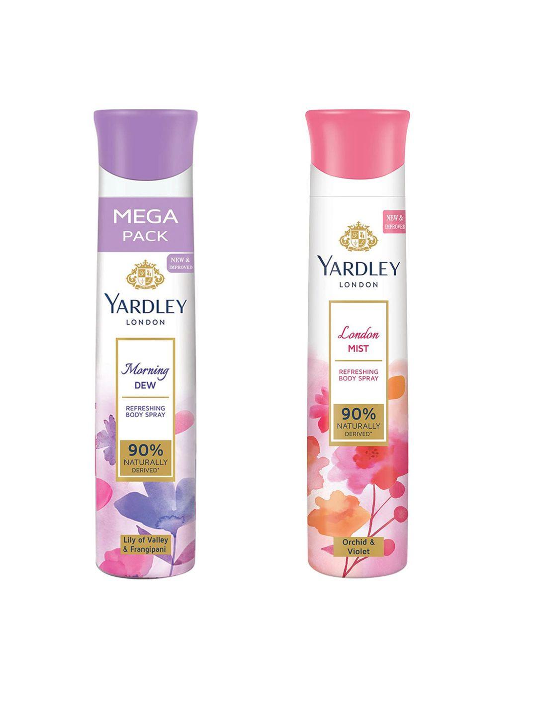 yardley-london-set-of-2-refreshing-body-spray---london-mist---morning-dew---150-ml-each