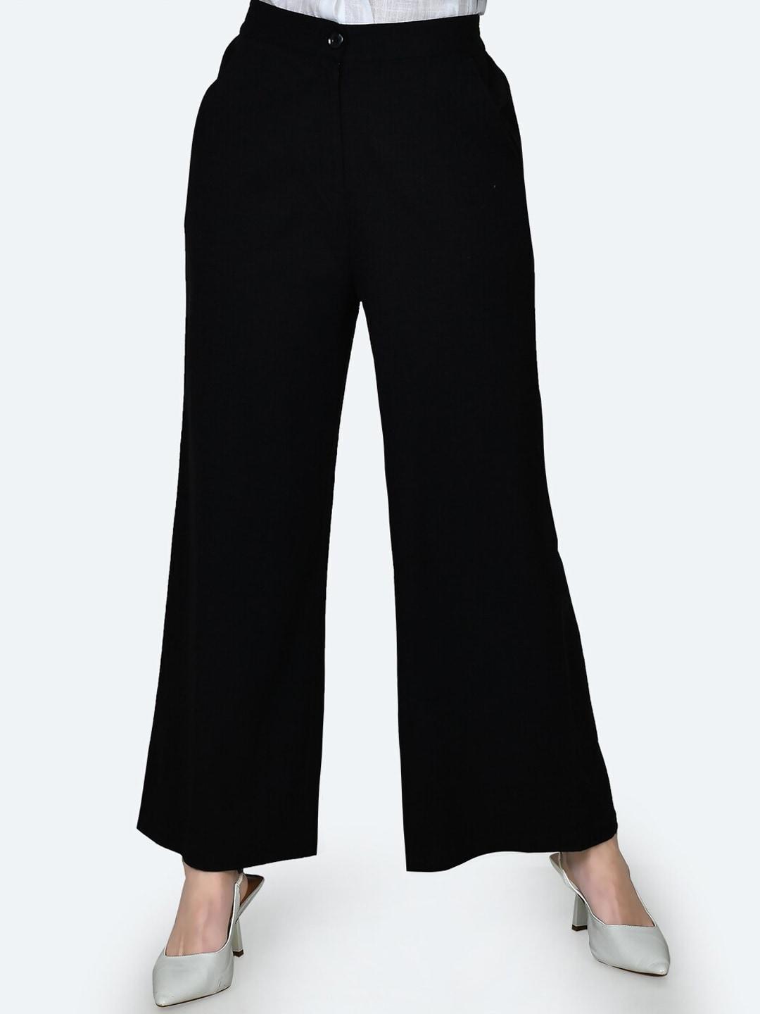 Zink London Women High-Rise Parallel Trousers