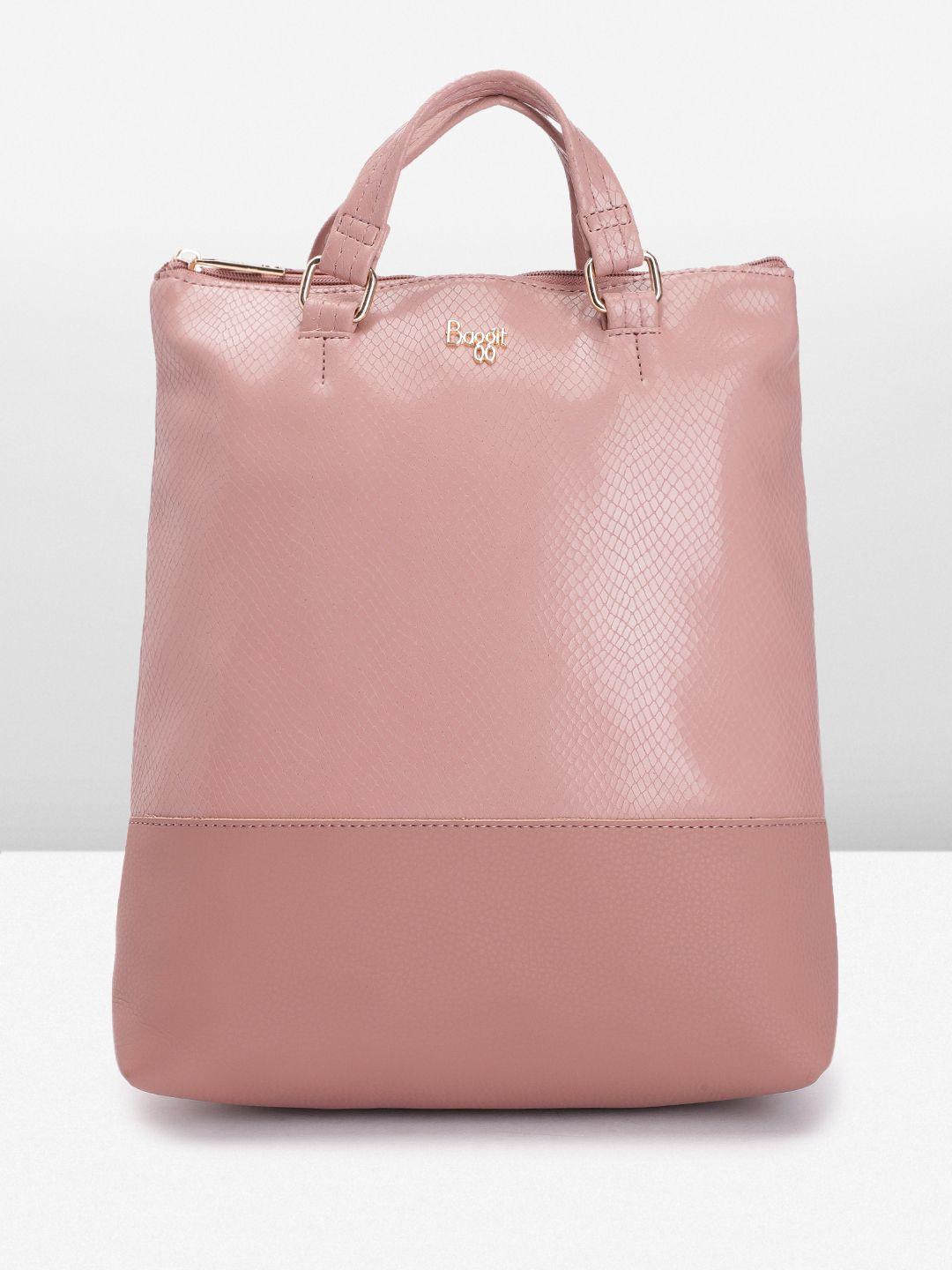 baggit-women-textured-convertible-backpack-&-handbag