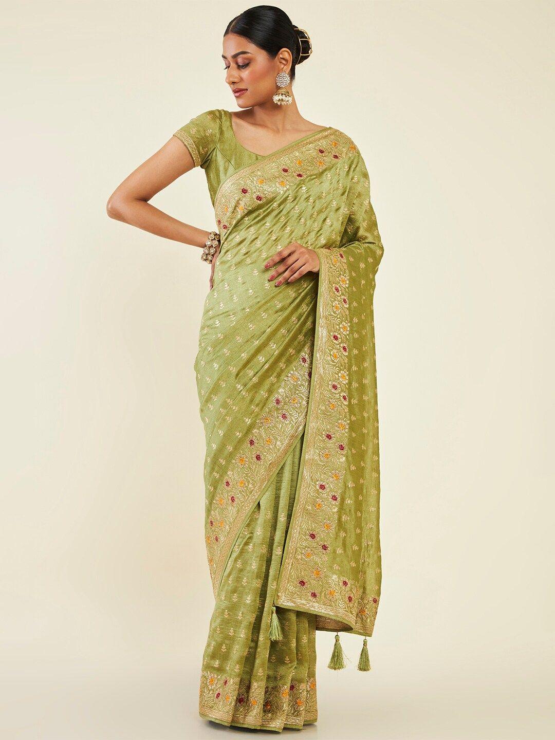 soch-floral-embroidered-saree