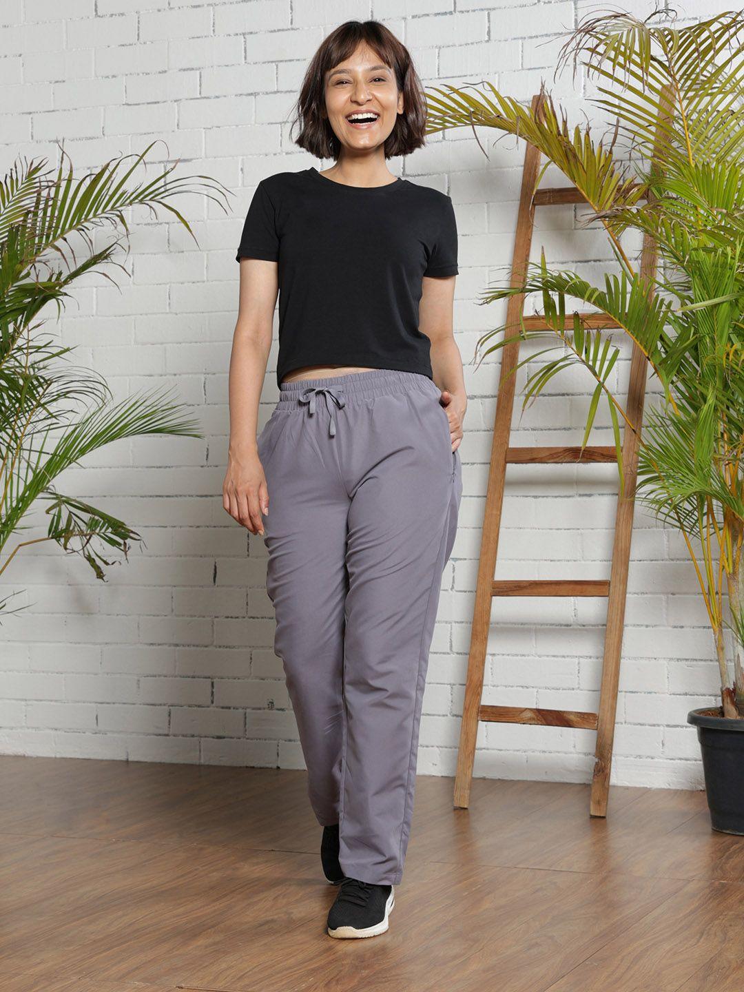 blissclub-women-straight-fit-water-repellent-rapid-dry-track-pants