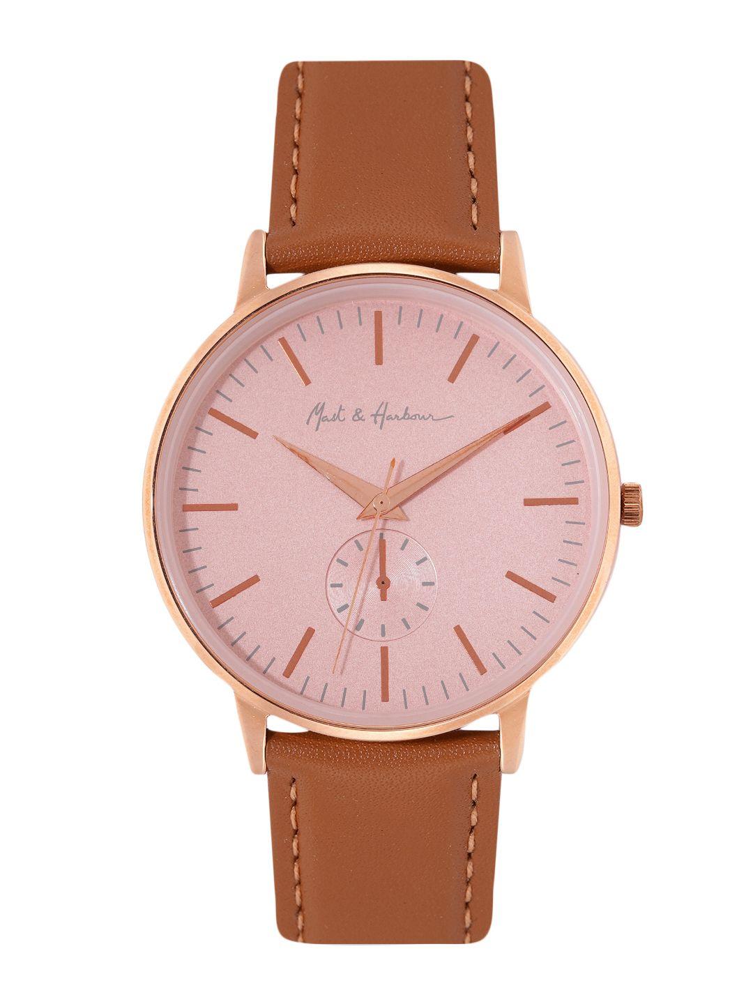 Mast & Harbour Women Analogue Watch MH-01-02A-Rose Gold