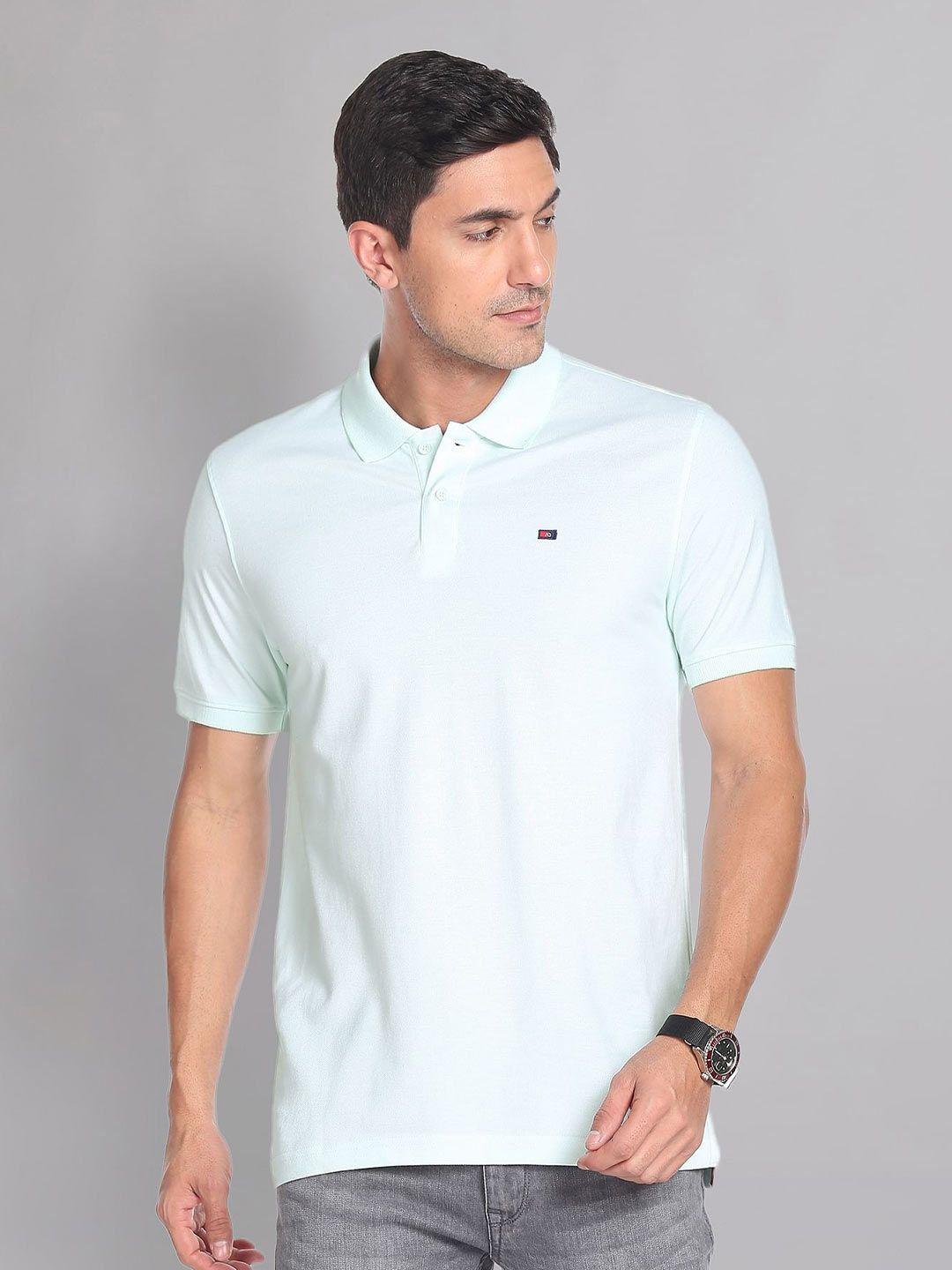 AD By Arvind Polo Collar Pure Cotton Slim Fit T-shirt