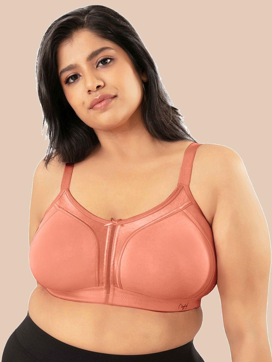 Nykd Full Coverage Cotton Non-Padded Wireless M-Frame Heavy Bust Everyday Bra