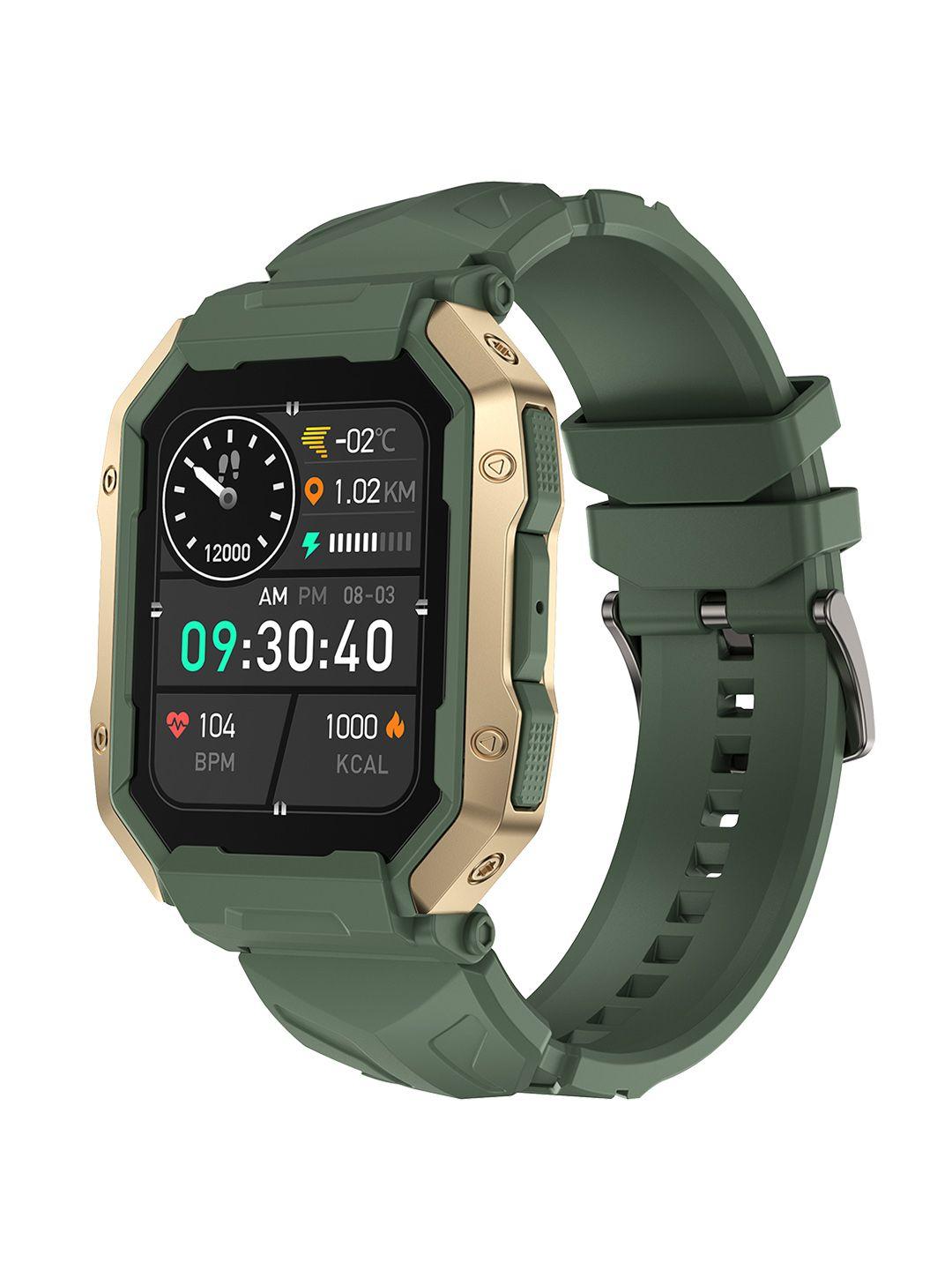 Fire-Boltt Green Cobra 1.78 inch AMOLED Army Grade Build Smart Watch