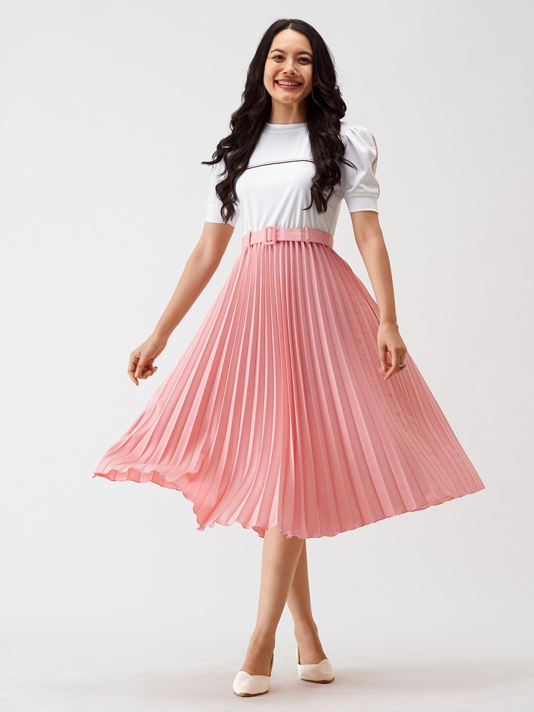 aask-striped-midi-fit-and-flare-dresses