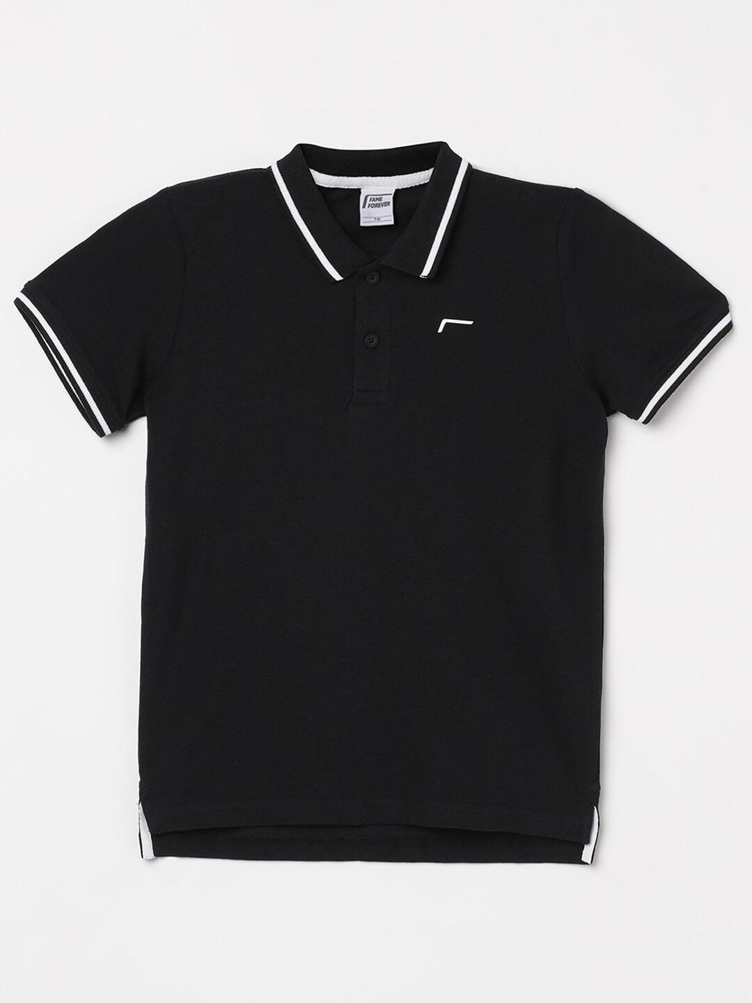 Fame Forever by Lifestyle Boys Polo Collar Pure Cotton T-shirt
