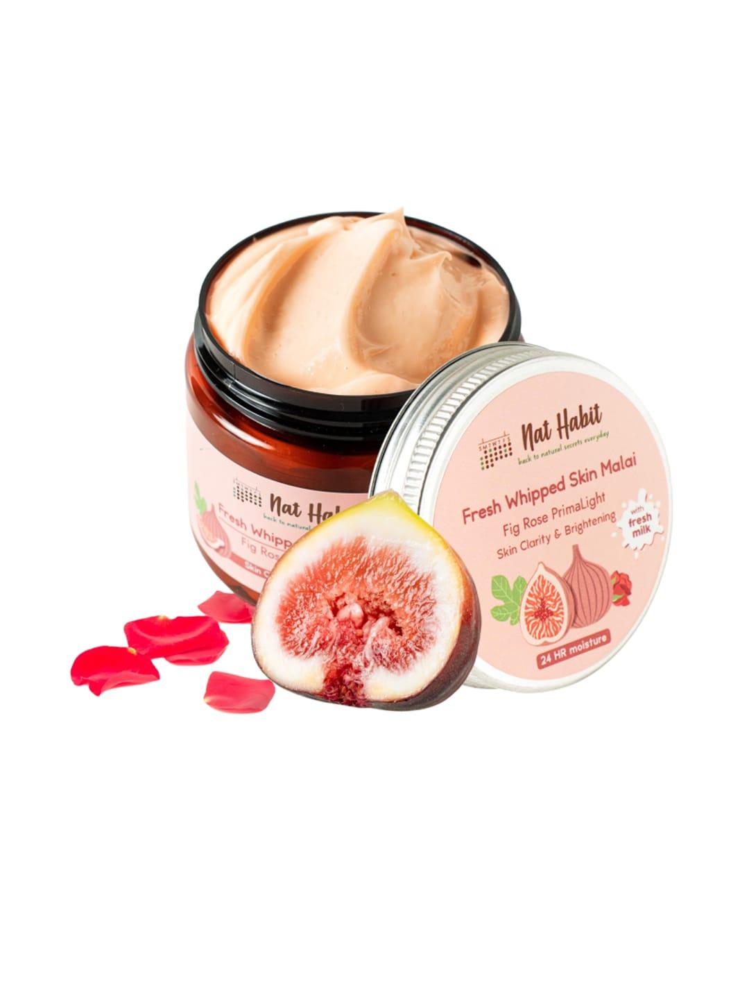 nat Habit Fig Rose PrimaLight Fresh Whipped Skin Malai Body Butter - 200 ml