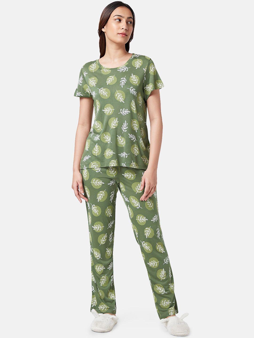Dreamz by Pantaloons Floral Printed Night Suit
