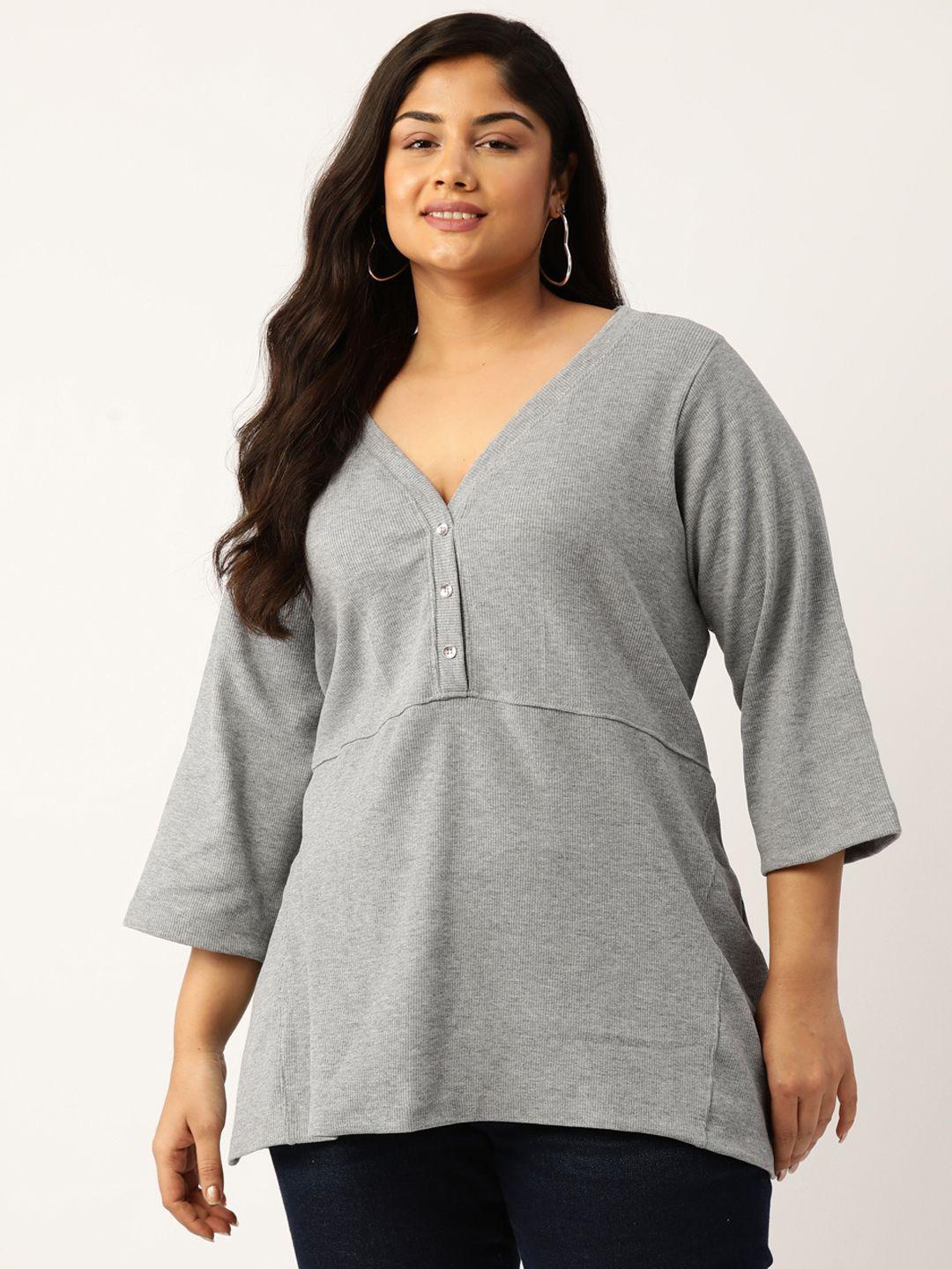 therebelinme-plus-size-ribbed-pure-cotton-longline-top