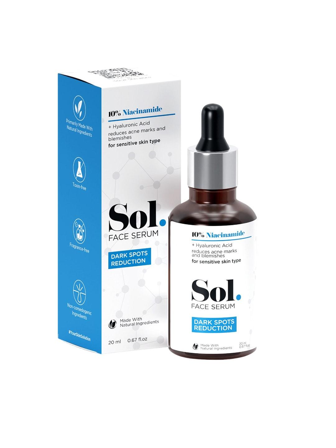 Sol. 10% Niacinamide Dark Spots Reduction Face Serum - 20ml
