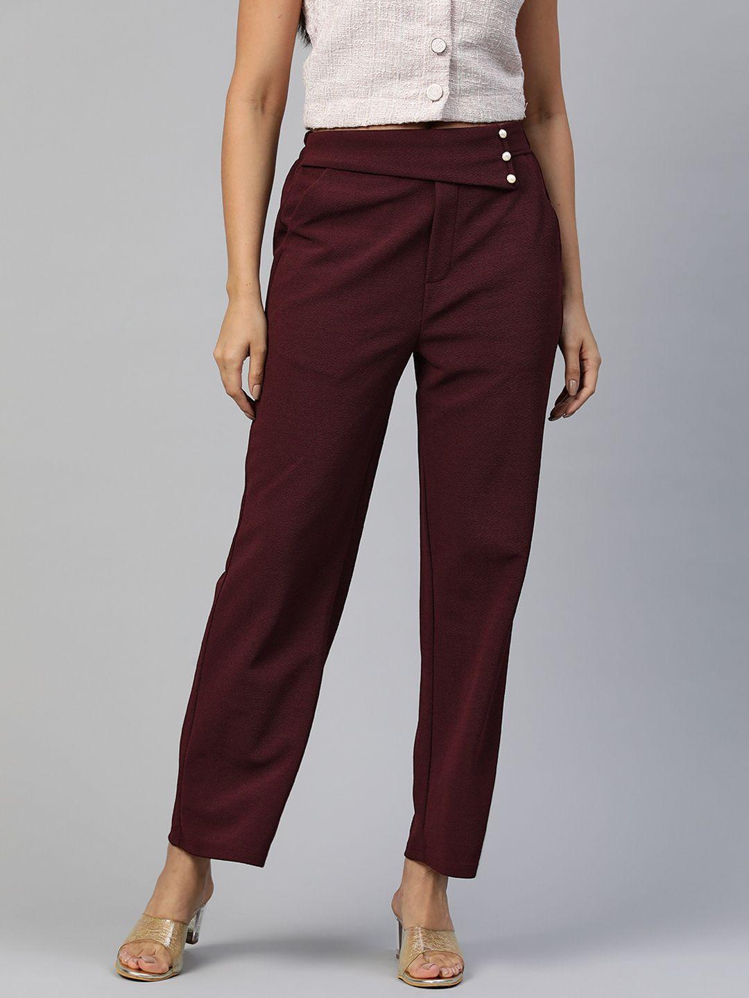plusS Solid Trousers