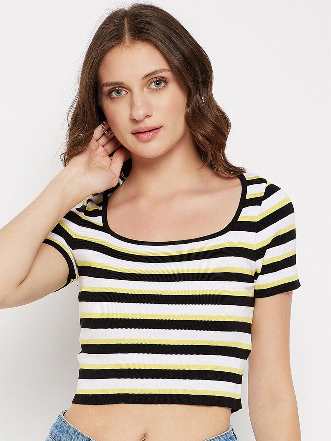 madame-horizontal-stripes-striped-crop-top