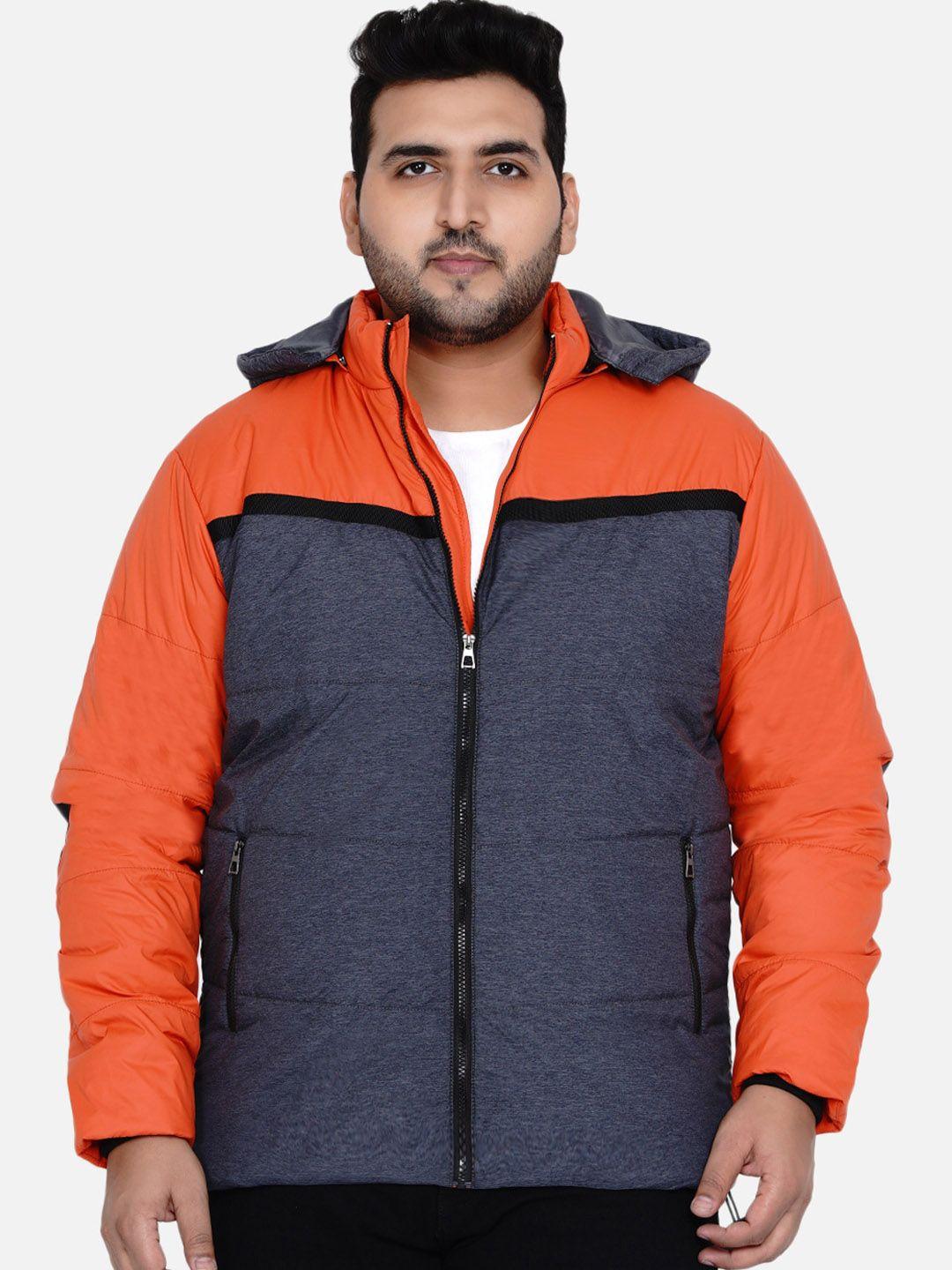 john-pride-plus-size-colourblocked-hooded-padded-jacket