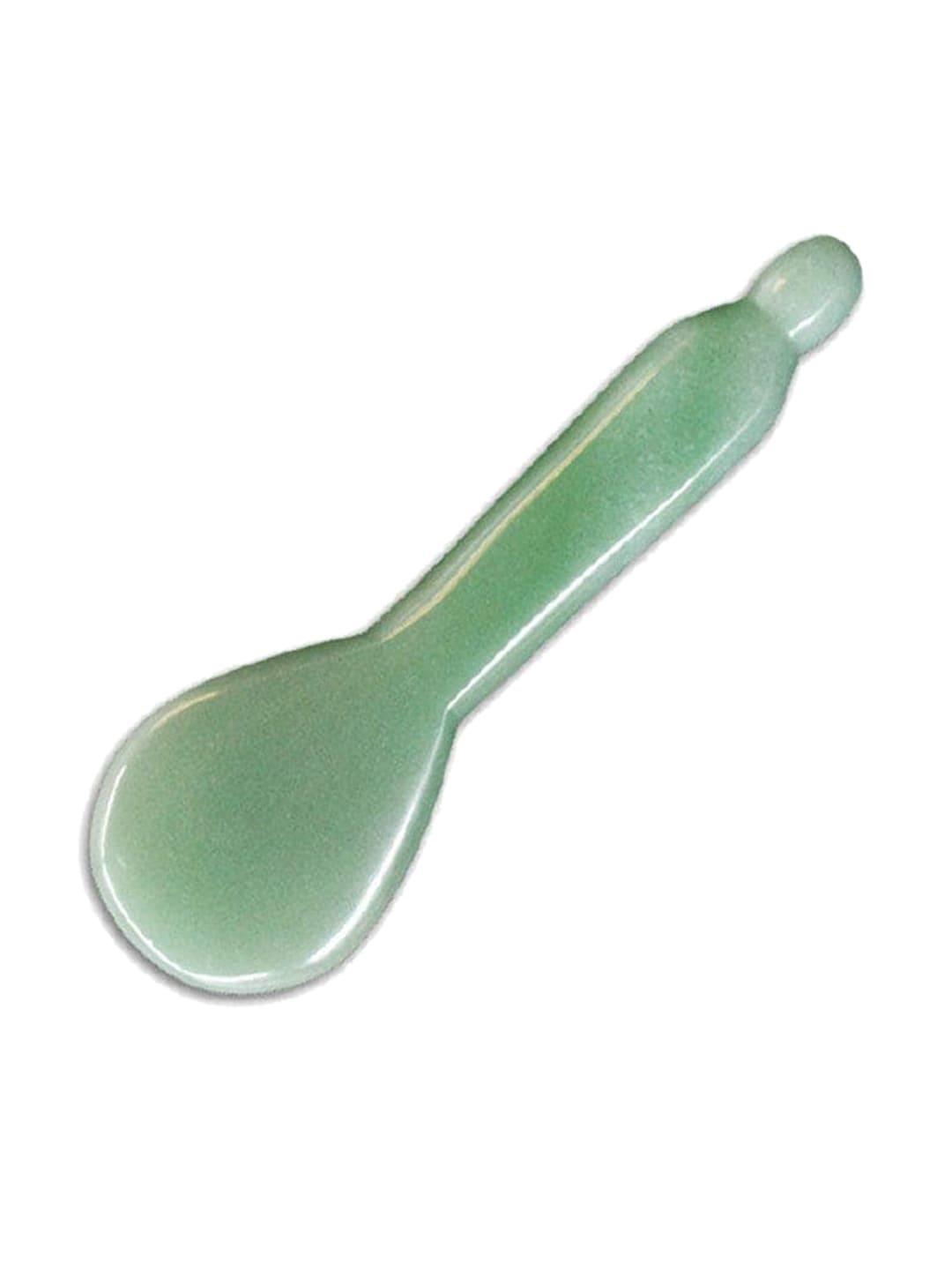 Getmecraft Green Jade Spoon Shape Gua Sha Massage Tool