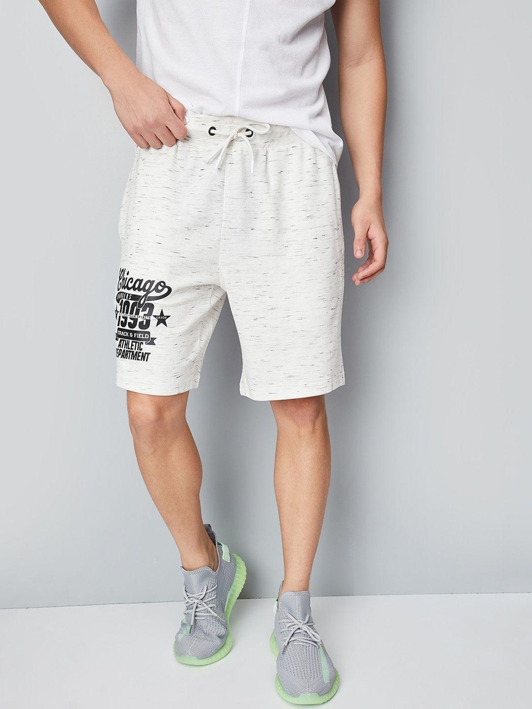 max Men Printed Mid-Rise Shorts