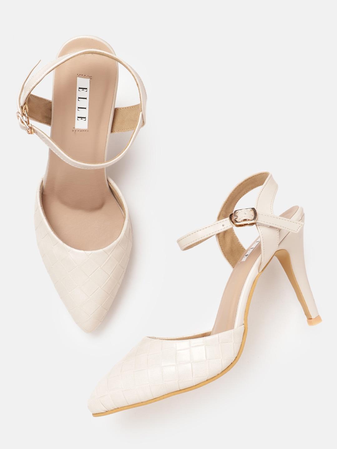 elle-women-textured-stiletto-heel-pumps