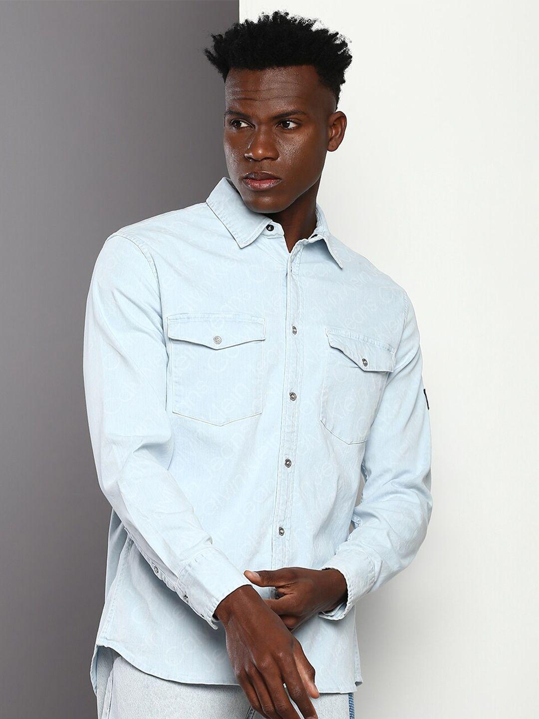 calvin-klein-jeans-typography-printed-spread-collar-denim-slim-fit-casual-shirt