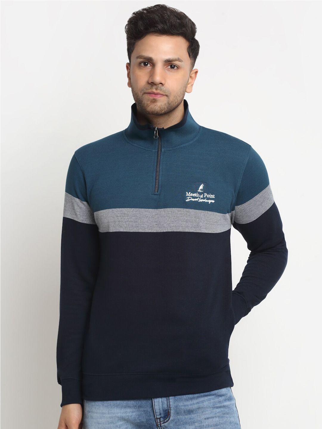 harbor-n-bay-mock-collar-cotton-colourblocked-regular-sweatshirt