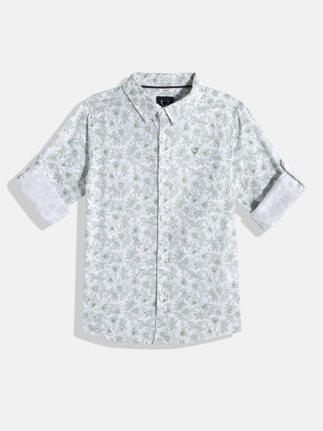 Allen Solly Junior Boys Floral Printed Pure Cotton Casual Shirt