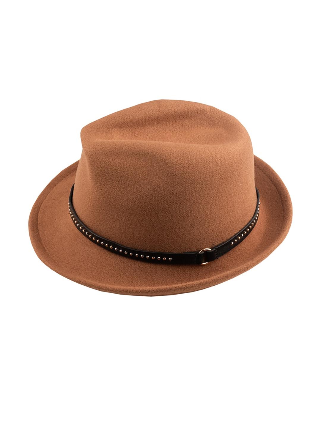 The Tie Hub Men Self Design Casual Fedora Hat