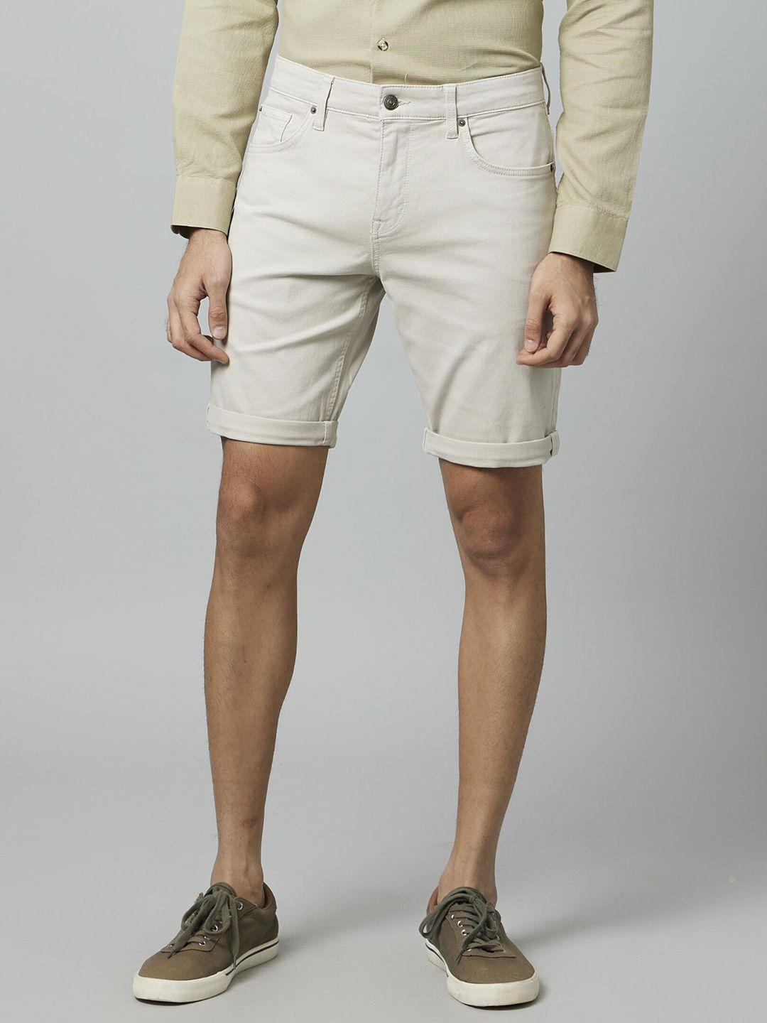 Celio Men Mid-Rise Cotton Shorts