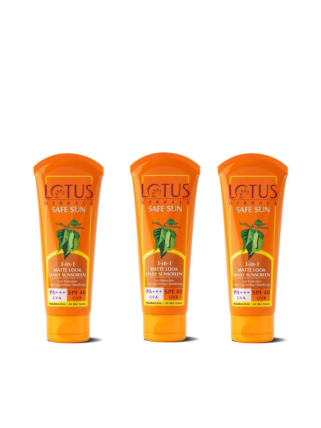 lotus-herbals-set-of-3-safe-sun-3-in-1-matte-look-spf-40-pa+++-daily-sunscreen---50g-each