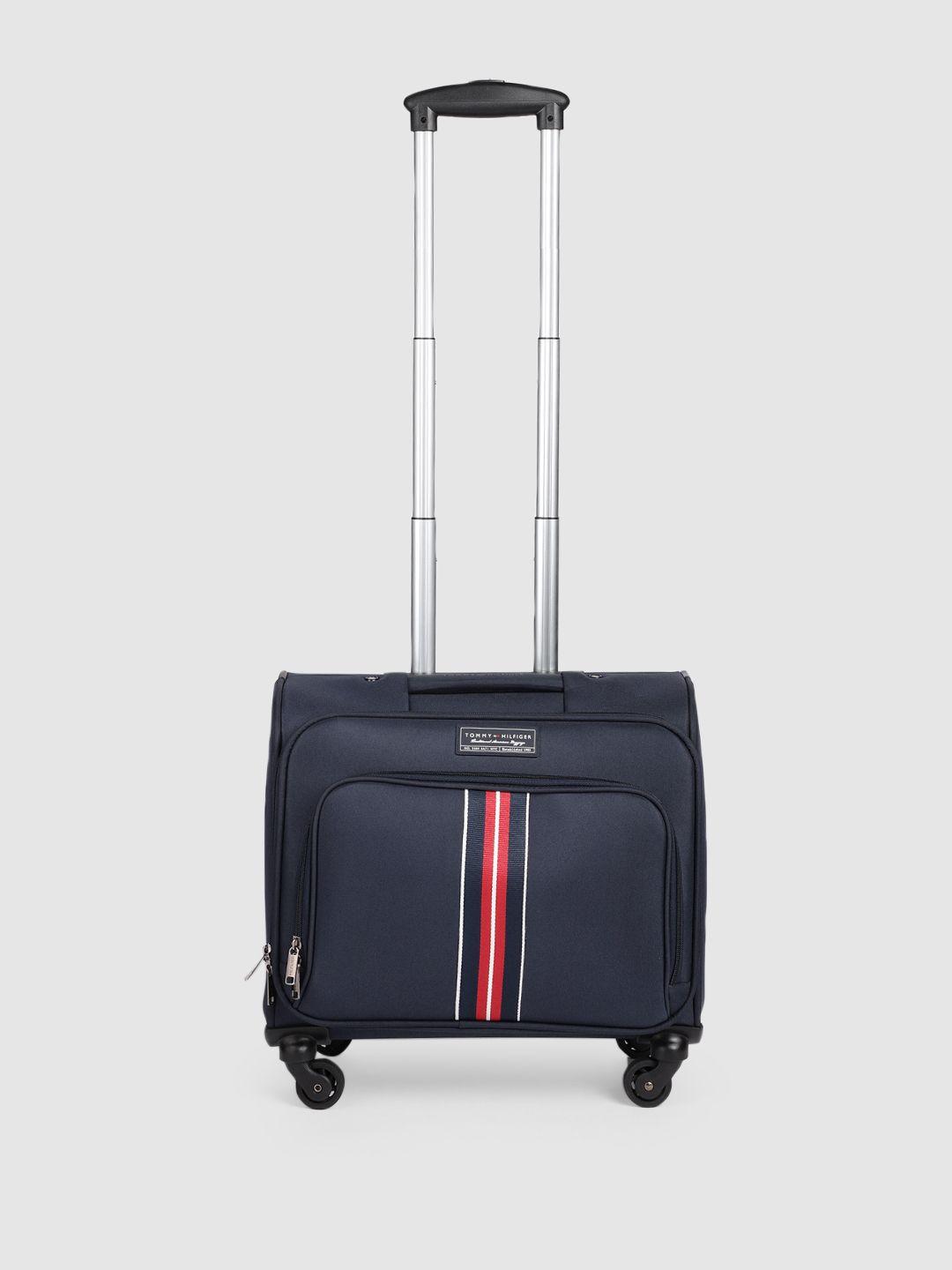 tommy-hilfiger-striped-soft-sided-cabin-overnighter-trolley-bag