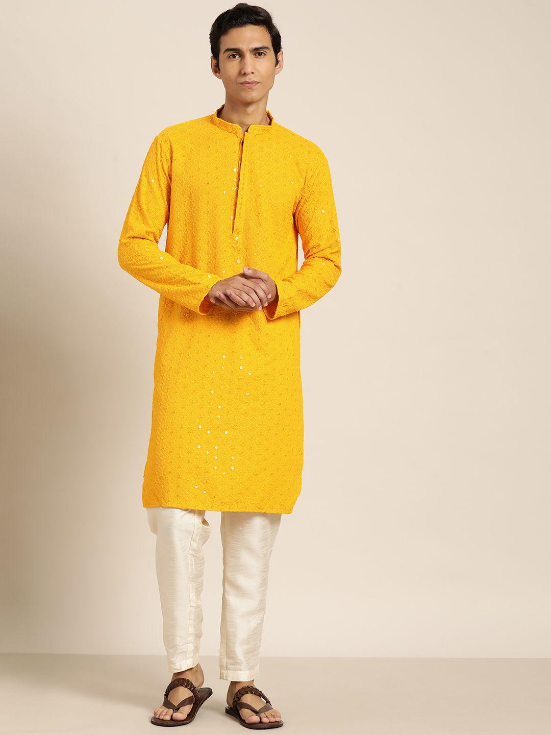 sojanya-men-embroidered-sequinned-pure-cotton-kurta