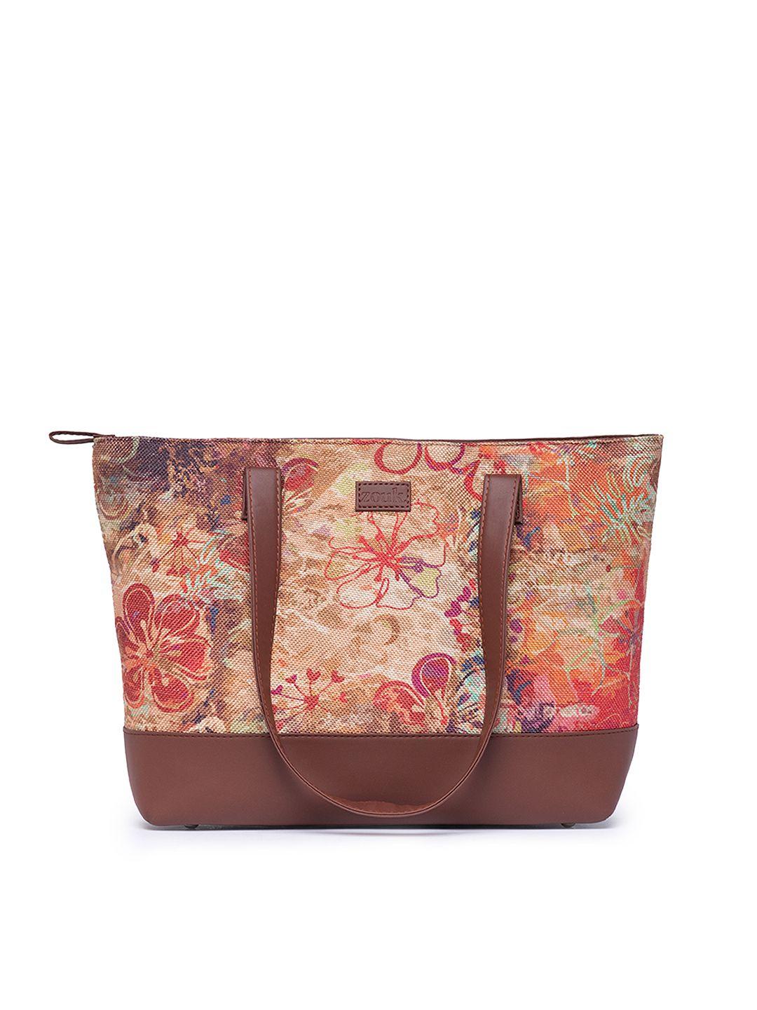 zouk-floral-printed-structured-tote-bag
