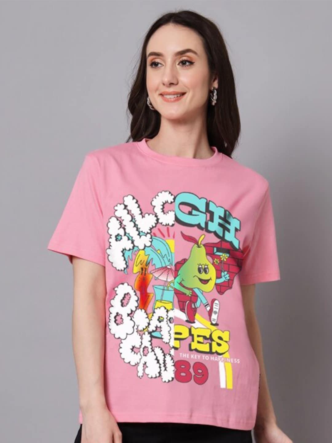 the-dry-state-pink-typography-printed-cotton-oversize-t-shirt