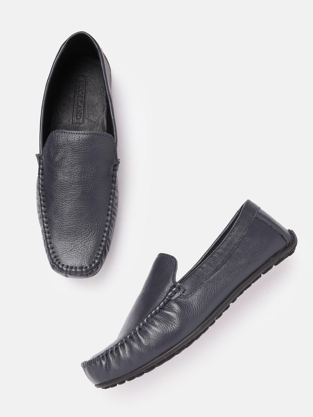 Woodland Men Leather Loafers