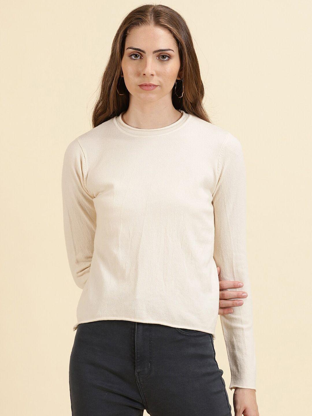 showoff-round-neck-long-sleeves-top