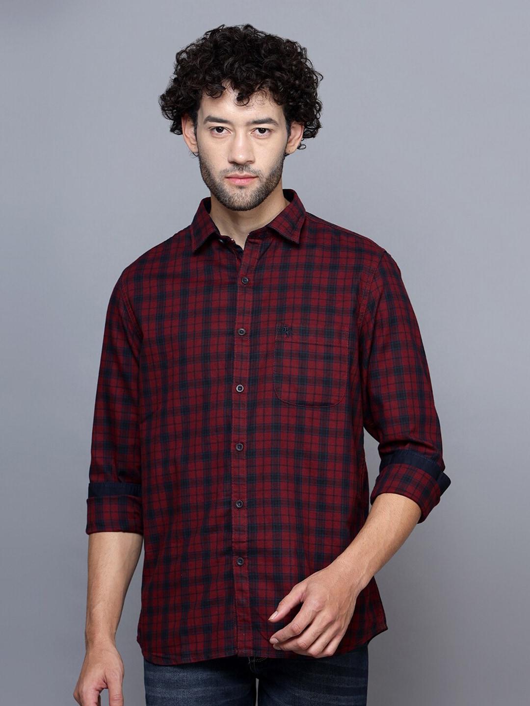cantabil-tartan-checks-checked-casual-cotton-shirt
