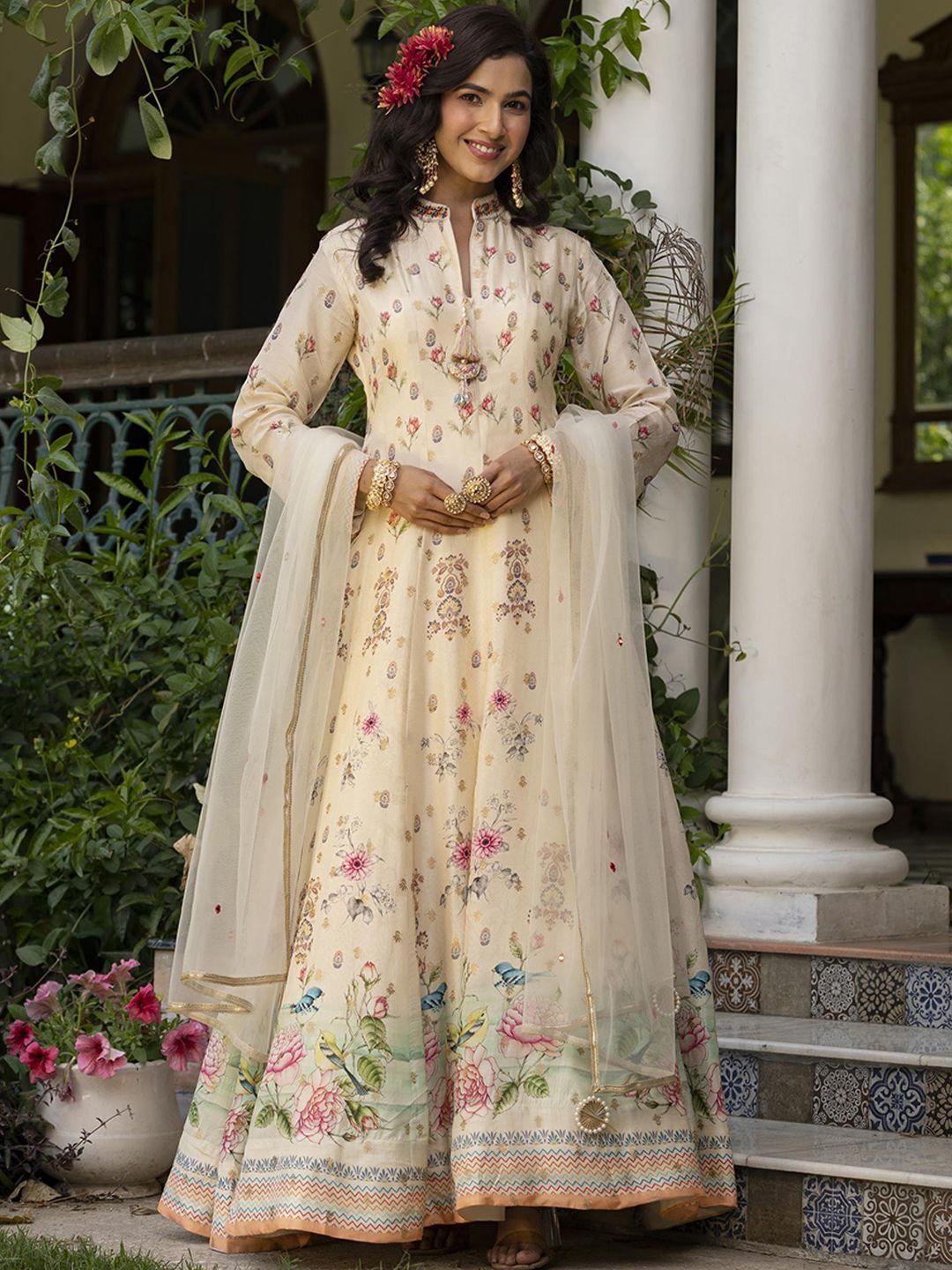 scakhi-dola-silk-floral-printed-anarkali-gown-with-net-embroidered-dupatta
