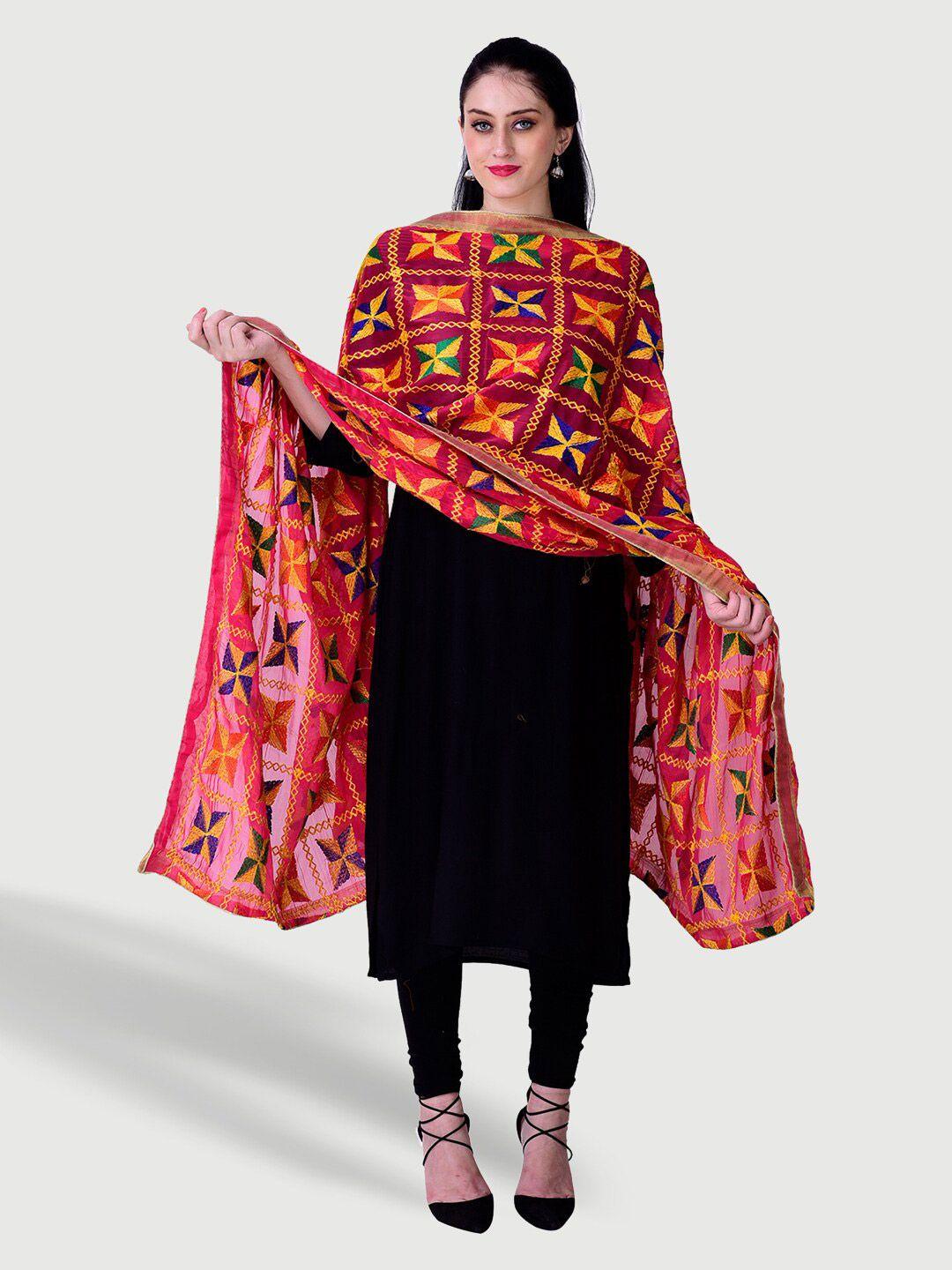 swi-stylish-phulkari-embroidered-dupatta
