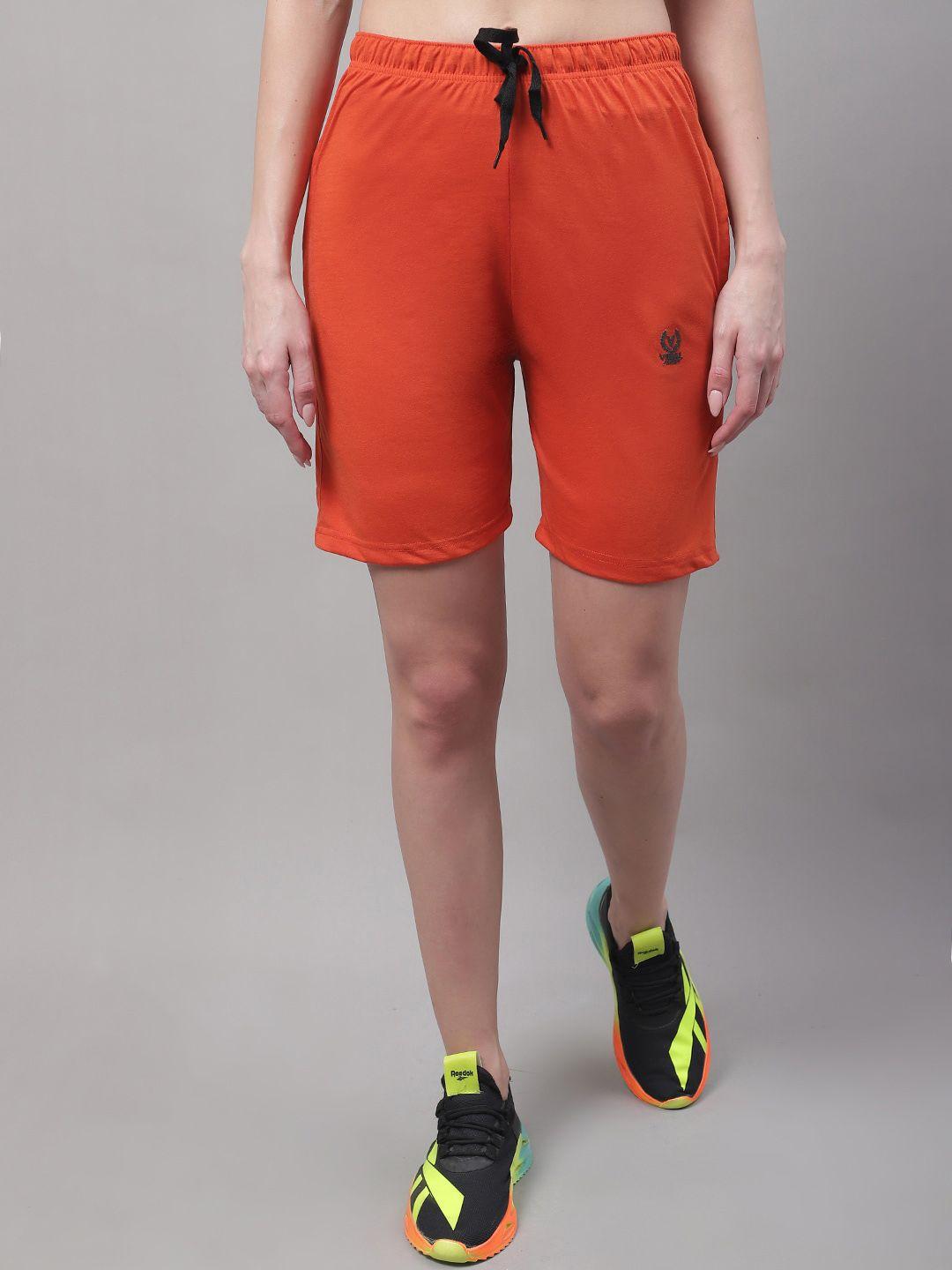 VIMAL JONNEY Women Mid-Rise Cotton Sports Shorts
