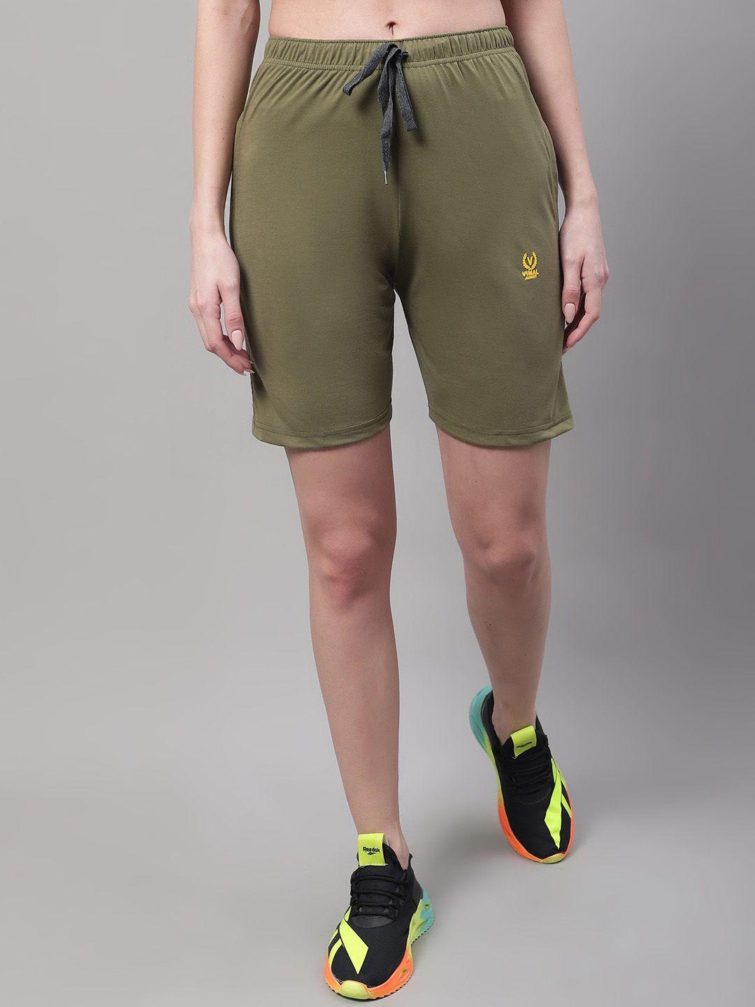 VIMAL JONNEY Women Mid-Rise Above Knee sports Shorts