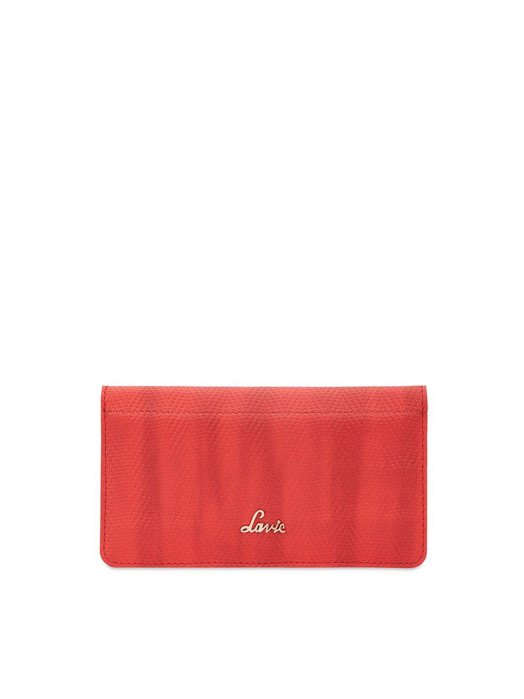 lavie-women-textured-synthetic-leather-two-fold-wallet