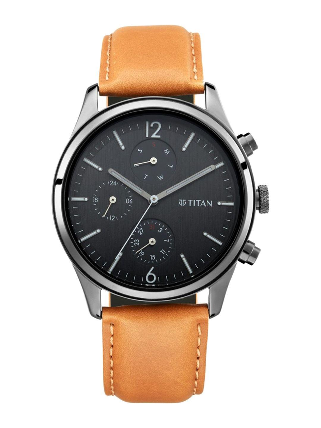 titan-men-brass-dial-&-leather-straps-analogue-watch-nq1805nl02