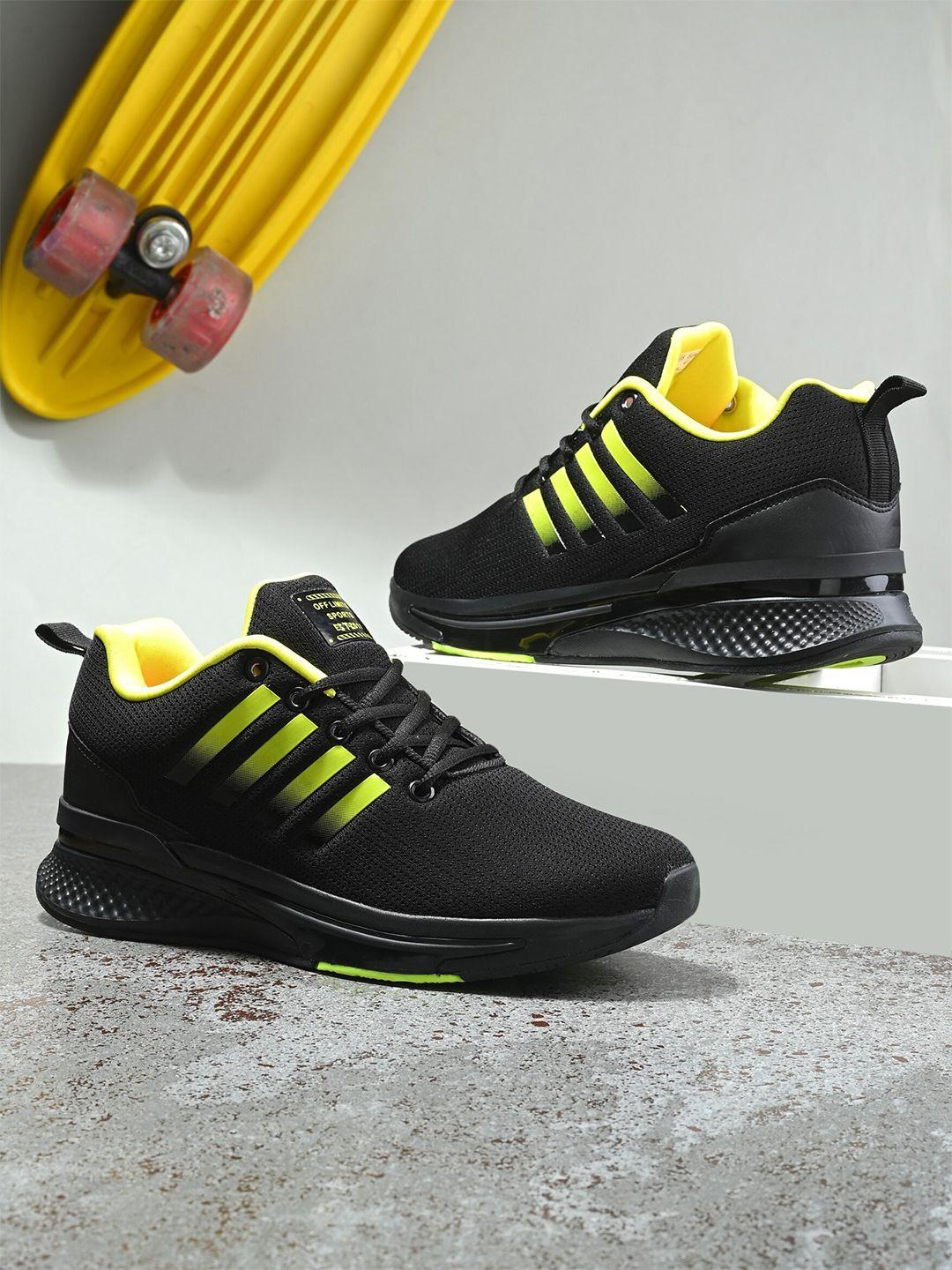 OFF LIMITS Men Mesh Lace-Up Running Non-Marking Shoes
