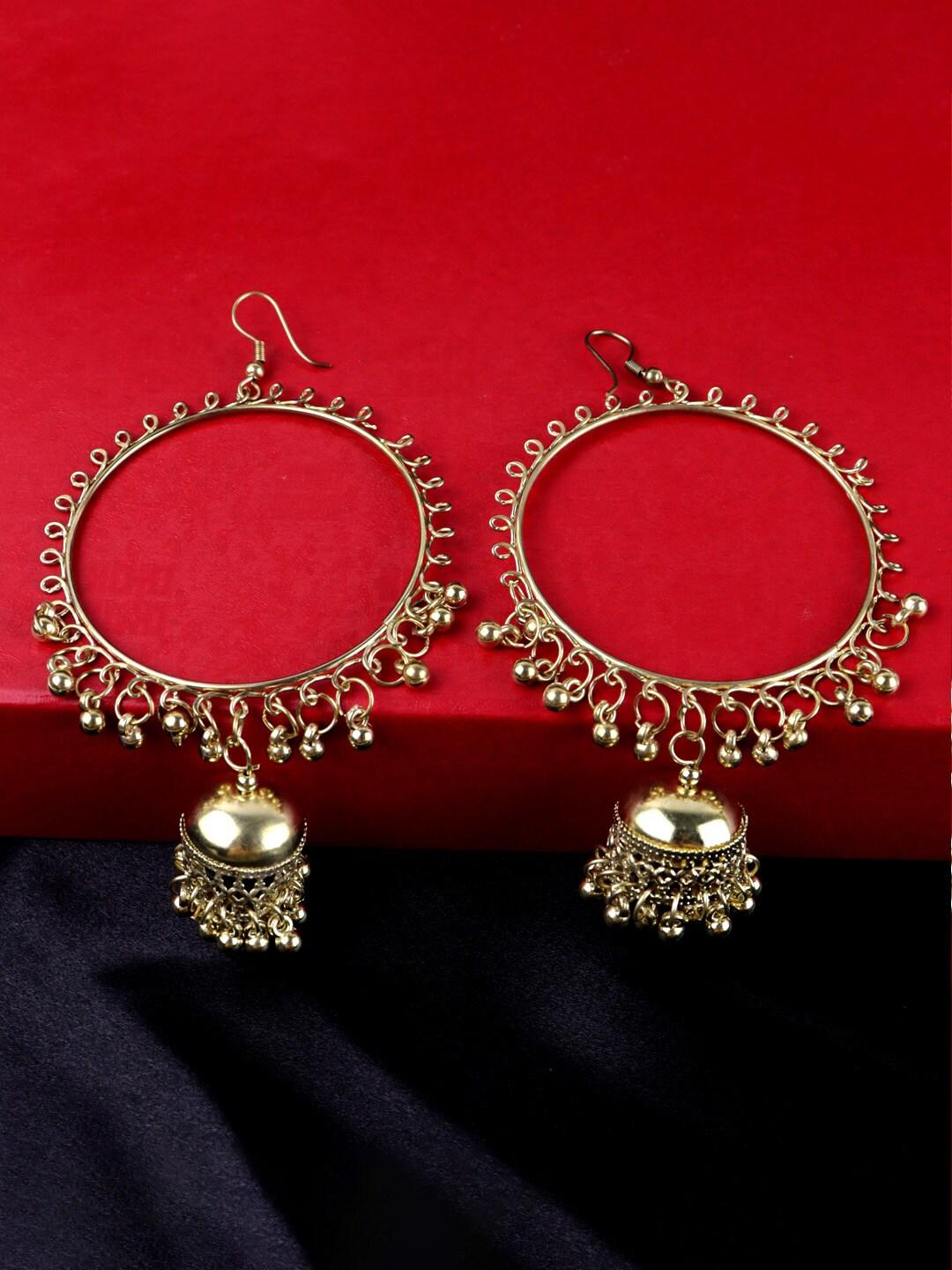 VAGHBHATT Classic Ethnic Jhumkas Earrings