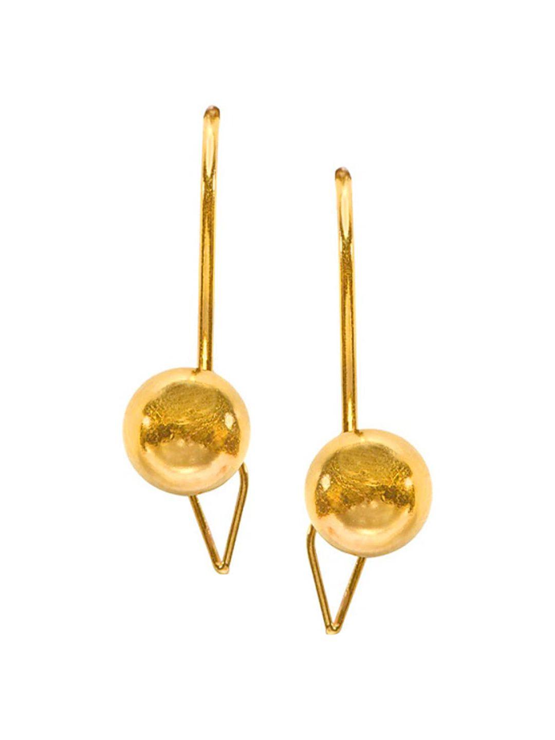 senco-shiny-textured-22kt-gold-earrings-1.7gm