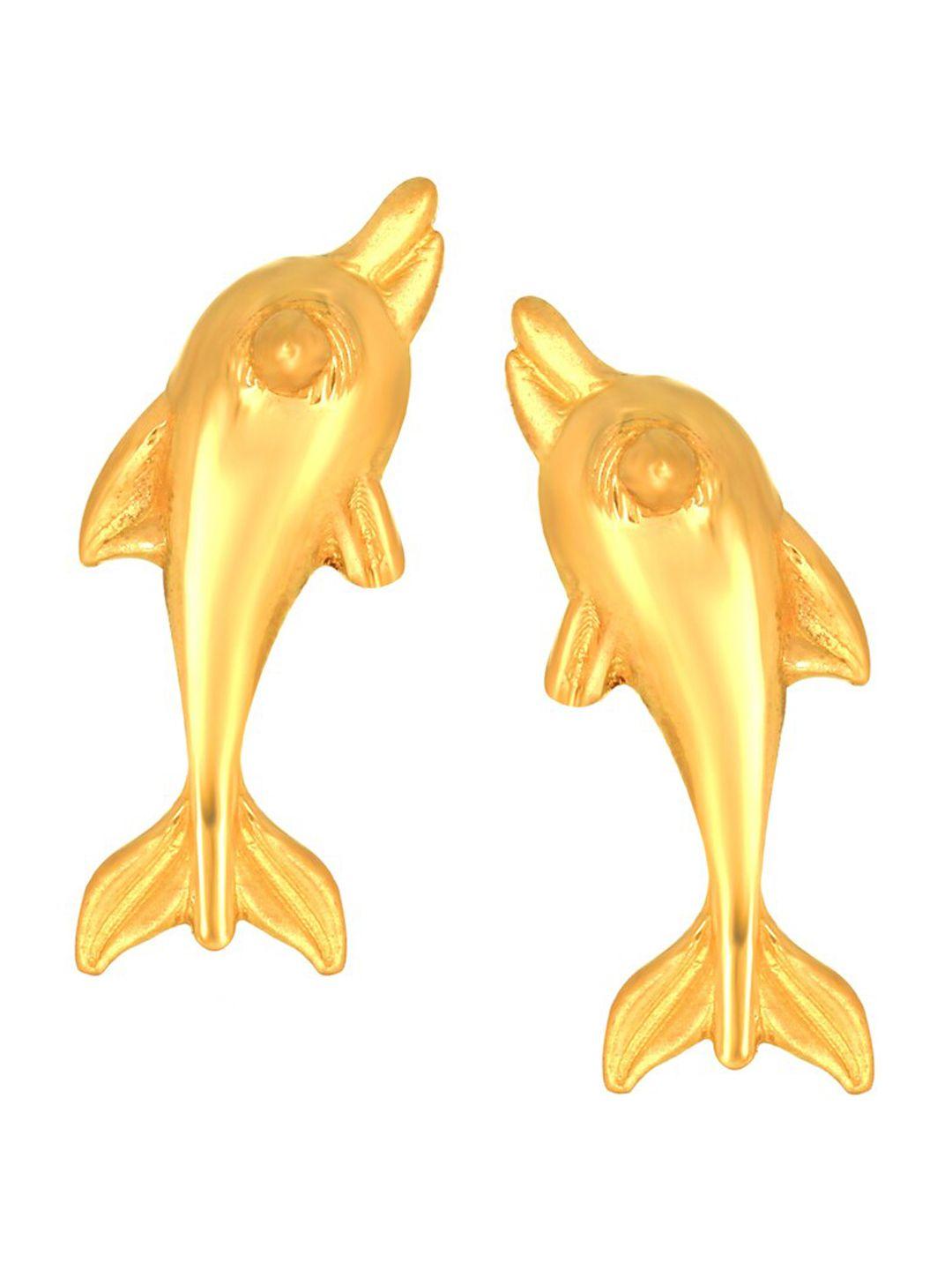 senco-dancing-dolphin-22kt-gold-stud-earrings-2.0gm