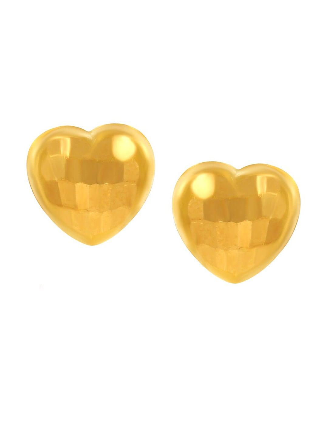 senco-radiating-love-22kt-gold-stud-earrings-0.9gm